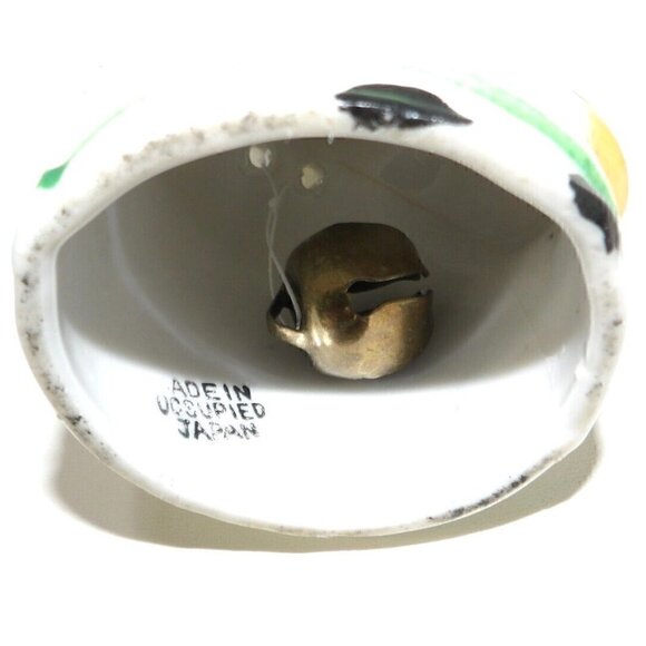 Small porcelain chef bell MADE IN OCCUPIED JAPAN vintage approx 3.25" tall x 2" - Picture 3 of 4